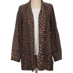 Beach Riot Leopard Print Cardigan